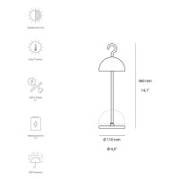 Logica IOTA Lampada LED da Tavolo o Sospensione Wireless