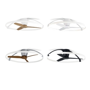 Mantra Nepal Plafoniera con Ventilatore a LED Dimmerabile con