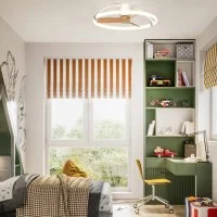copy of Mantra Nepal Ceiling Light with Fan Dimmable LED with