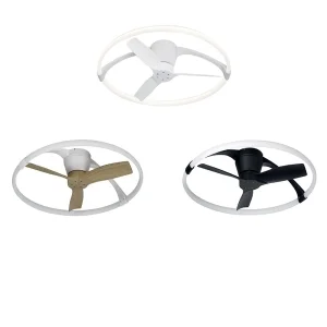 Mantra Nepal Mini Plafoniera Ventilatore a LED Dimmerabile con