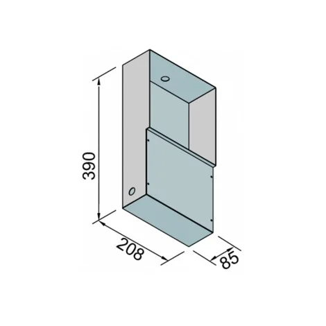 Lucifero's Window Frame 306 Wall rectangular Recessed lamp