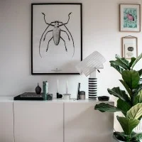 Artemide Shogun Adjustable Table Lamp in Vintage Style by Mario