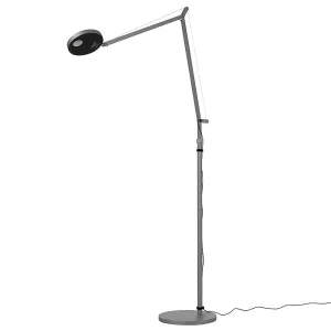 Artemide Demetra Reading Floor Lampada LED da Terra Grigio