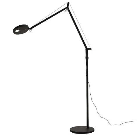 Artemide Demetra PRO Reading Floor Lampada LED da Terra Nero