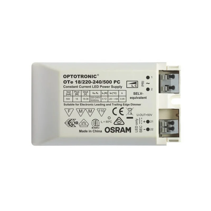 Osram Intelligent OTe 18/220-240/500 PC LED Driver Constant Osram Intelligent OTe 18/220-240/500 PC LED Driver Constant