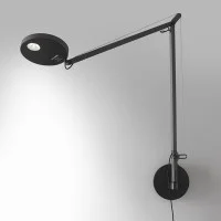 Artemide Demetra LED Wall Lamp Dimmable Grey Anthracite By
