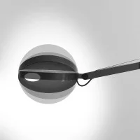 Artemide Demetra Wall LED Lampada da Parete Dimmerabile Grigio