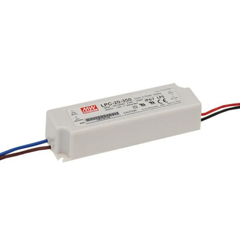 Meanwell PCD-25-350B 25W 40-58V 60V 350ma LED Power Supply Meanwell PCD-25-350B 25W 40-58V 60V 350ma LED Power Supply