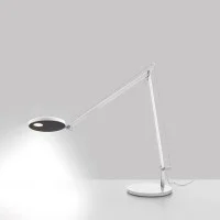 Artemide Demetra LED Table Lamp Dimmable White By Naoto Fukasawa