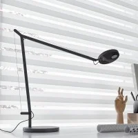Artemide Demetra LED Table Lamp Dimmable White By Naoto Fukasawa