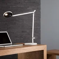 Artemide Demetra LED Table Lamp Dimmable White By Naoto Fukasawa