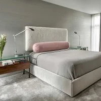 Artemide Demetra LED Table Lamp Dimmable White By Naoto Fukasawa