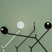 Artemide Demetra LED Table Lamp Dimmable White By Naoto Fukasawa