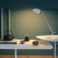 Artemide Demetra Micro LED Table Lamp Anthracite Grey