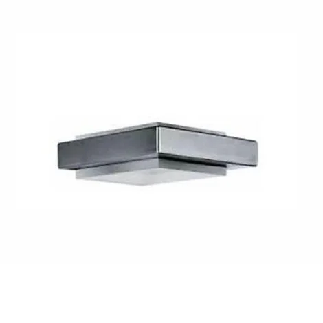 Ares Steel Module Applique Wall Lamp Stainless Steel Glass IP54