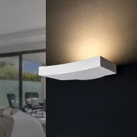 Artemide Surf 2x55W Applique Wall Lamp White M060720