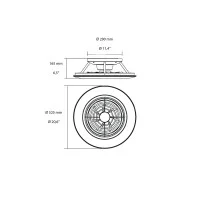 copy of Mantra Nepal Mini Ceiling Light Dimmable LED with Fan