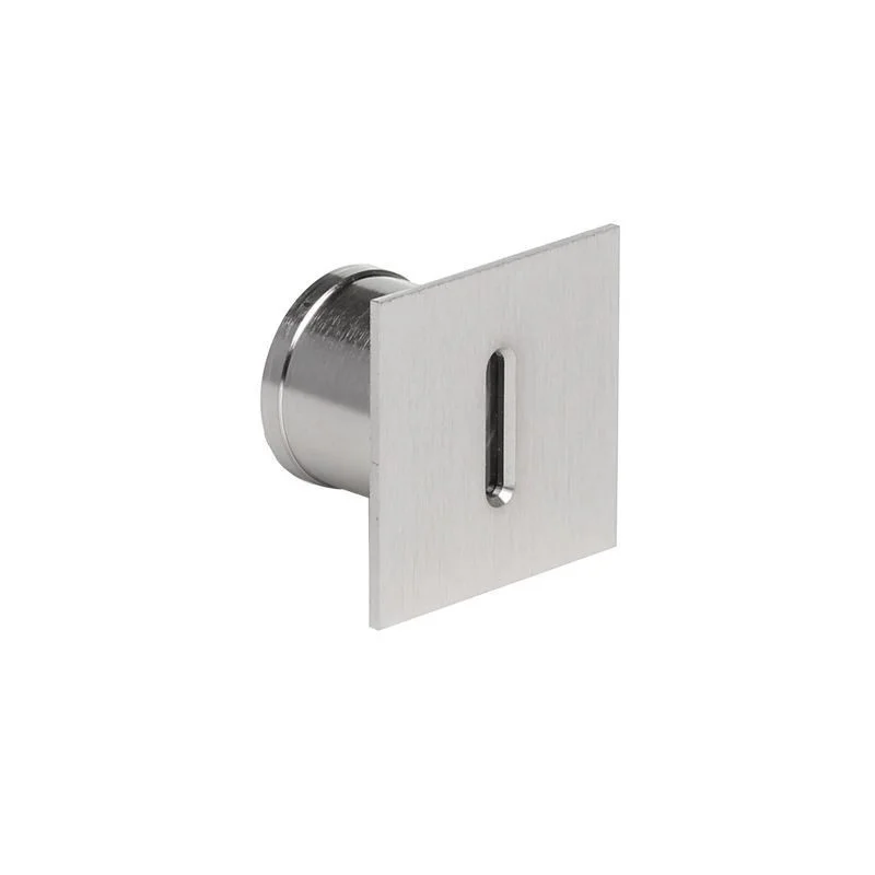 iLed Petit 2Q 3 Square Petit Marker LED 1W 3000K 5° IP44 Nickel