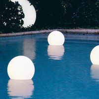 Slide Design Acquaglobo Sfera Luminosa LED Galleggiante per