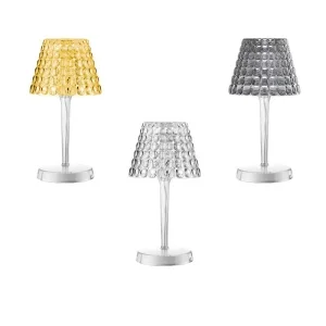 iGuzzini Tiffany Lampada LED Da Tavolo A Batteria Ricaricabile