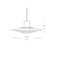 &Tradition P376 KF1 Suspension Lamp in Aluminum for Indoors &Tradition - 4