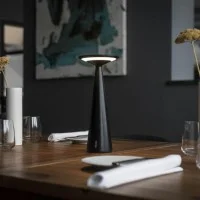 Zafferano DAMA Pro LED USB Battery Rechargeable Table Lamp Dimmable 2700K Portable IP54 for Outdoor Zafferano - 17