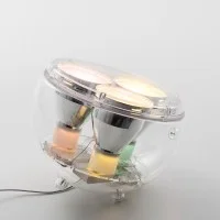 copy of Artemide Dalù Historical Table Lamp Orange Color By Vico Magistretti Artemide - 9