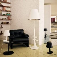 Flos Guns Bedside Gun Table Lamp Shiny Gold 18K By Philippe Starck 2005 Flos - 19