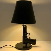 Flos Guns Bedside Gun Table Lamp Shiny Gold 18K By Philippe Starck 2005 Flos - 17