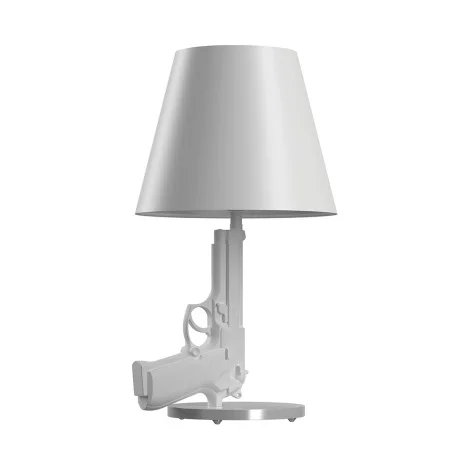 Flos Guns Bedside Gun Table Lamp Shiny Gold 18K By Philippe Starck 2005 Flos - 4