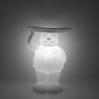 Slide Design AMBROGIO Light White Tavolino Luminoso Decorativo in EcoAllene By Favaretto&Partners Slide Design - 3