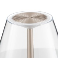Rotaliana Dina+ LED Table Lamp Red White Transparent