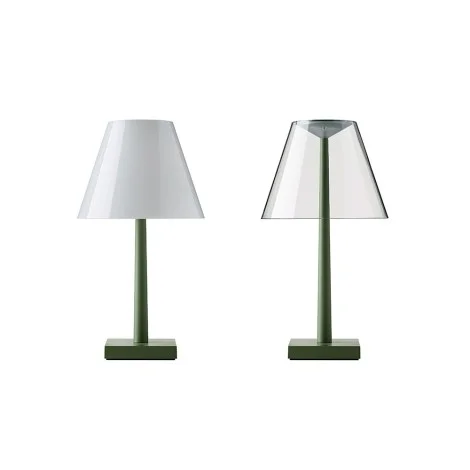 Rotaliana Dina+ LED Table Lamp Green White Transparent Rotaliana - 1