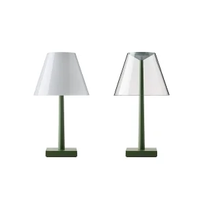 Rotaliana Dina+ Lampada LED da Tavolo Verde a Batteria Ricaricabile Rotaliana - 1