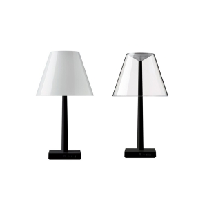 Rotaliana Dina+ Lampada LED da Tavolo Nero Opaco a Batteria Ricaricabile Rotaliana - 1