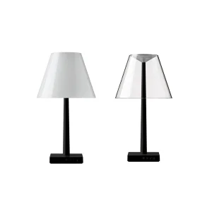 Rotaliana Dina+ Rechargeable Battery LED Table Lamp Matt Black color Rotaliana - 1