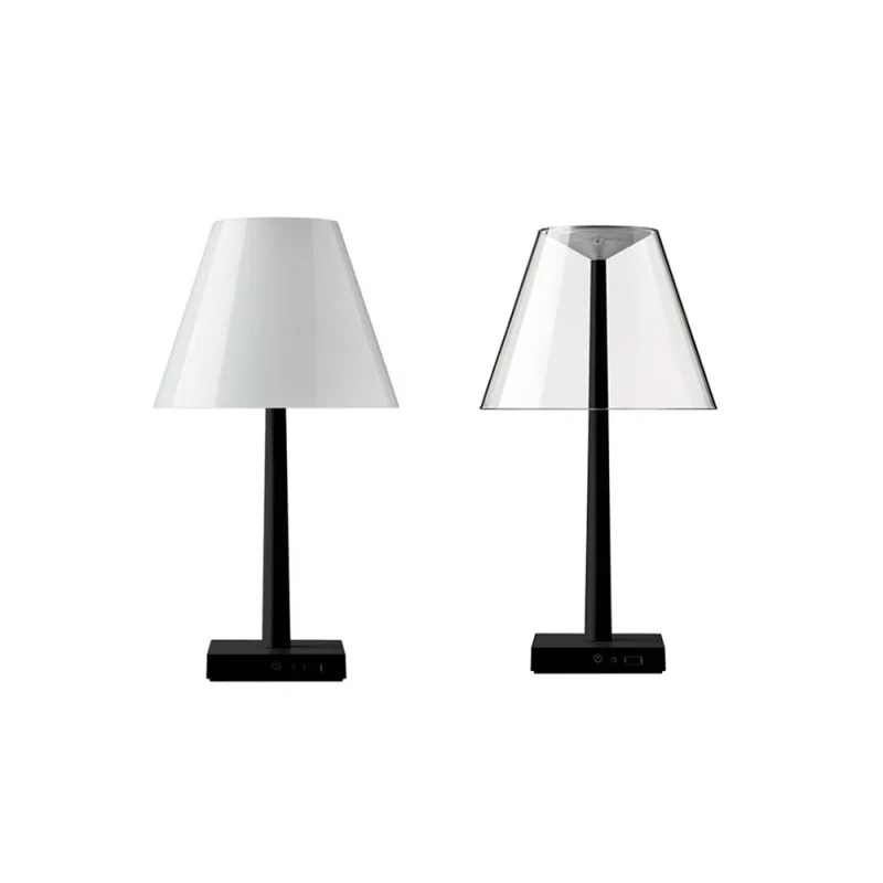 Rotaliana Dina+ Lampada LED da Tavolo Nero Opaco a Batteria Ricaricabile Rotaliana - 1 Rotaliana Dina+ Lampada LED da Tavolo Nero Opaco a Batteria Ricaricabile Rotaliana - 1
