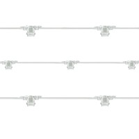Lampo White String Light 11 Lamp holder E27 12.5 meter IP65 Outdoor Extendable Waterproof Lampo Lighting - 1