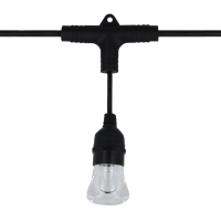 WIFI Tuya Black String Light garland 5 bulbs 24V 5m IP65 Waterproof Extendable Lampo Lighting - 5