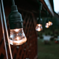 WIFI Tuya Black String Light garland 5 bulbs 24V 5m IP65 Waterproof Extendable Lampo Lighting - 11