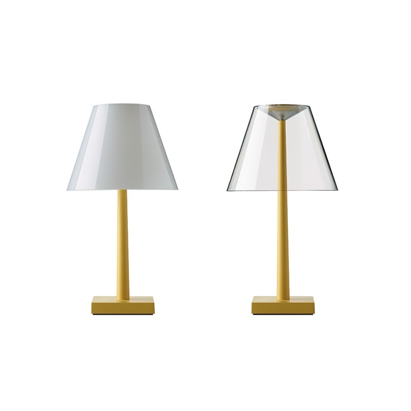 Rotaliana Dina+ Lampada LED da Tavolo Giallo a Batteria Ricaricabile Rotaliana - 1 Rotaliana Dina+ Lampada LED da Tavolo Giallo a Batteria Ricaricabile Rotaliana - 1