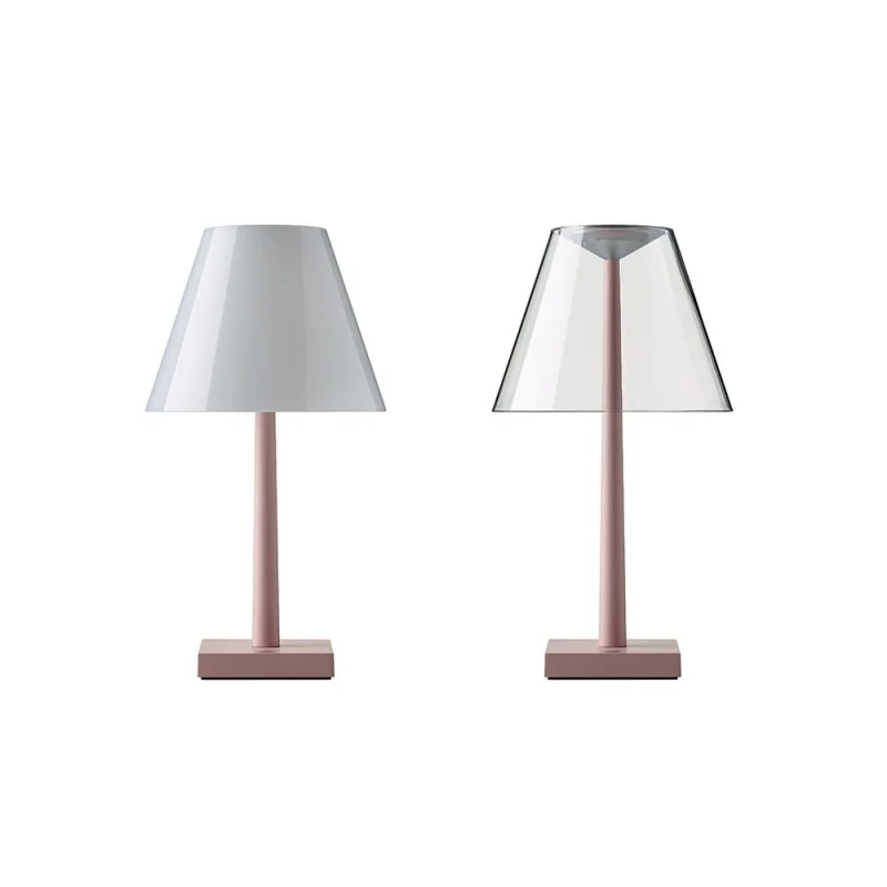 Rotaliana Dina+ Lampada LED da Tavolo Rosa a Batteria Ricaricabile Rotaliana - 1 Rotaliana Dina+ Lampada LED da Tavolo Rosa a Batteria Ricaricabile Rotaliana - 1
