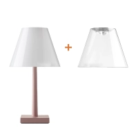 Rotaliana Dina+ Lampada LED da Tavolo Rosa a Batteria Ricaricabile Rotaliana - 4 Rotaliana Dina+ Lampada LED da Tavolo Rosa a Batteria Ricaricabile Rotaliana - 4