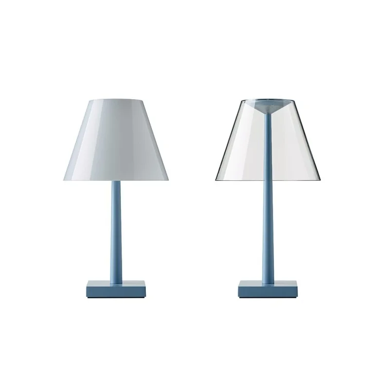 Rotaliana Dina+ Lampada LED da Tavolo Azzurro a Batteria Ricaricabile Rotaliana - 1 Rotaliana Dina+ Lampada LED da Tavolo Azzurro a Batteria Ricaricabile Rotaliana - 1