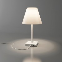 Rotaliana Dina+ Lampada LED da Tavolo Champagne a Batteria Ricaricabile Rotaliana - 16