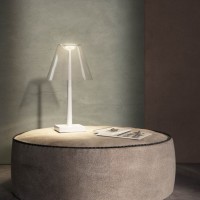 Rotaliana Dina+ Lampada LED da Tavolo Champagne a Batteria Ricaricabile Rotaliana - 14