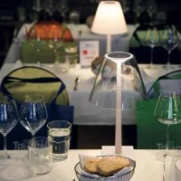 Rotaliana Dina+ LED Table Lamp Champagne with USB rechargeable battery Rotaliana - 11