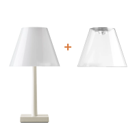 Rotaliana Dina+ Lampada LED da Tavolo Champagne a Batteria Ricaricabile Rotaliana - 5