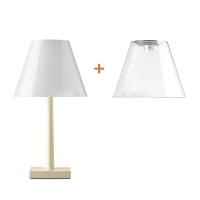 Rotaliana Dina+ Lampada LED da Tavolo Bronzo Satinato a Batteria Ricaricabile Rotaliana - 7