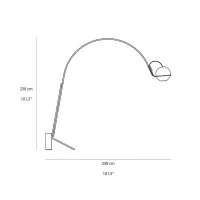 copy of Fontana Arte T0024 Dimmable Floor Lamp in Glass By Giò Ponti FontanaArte - 4